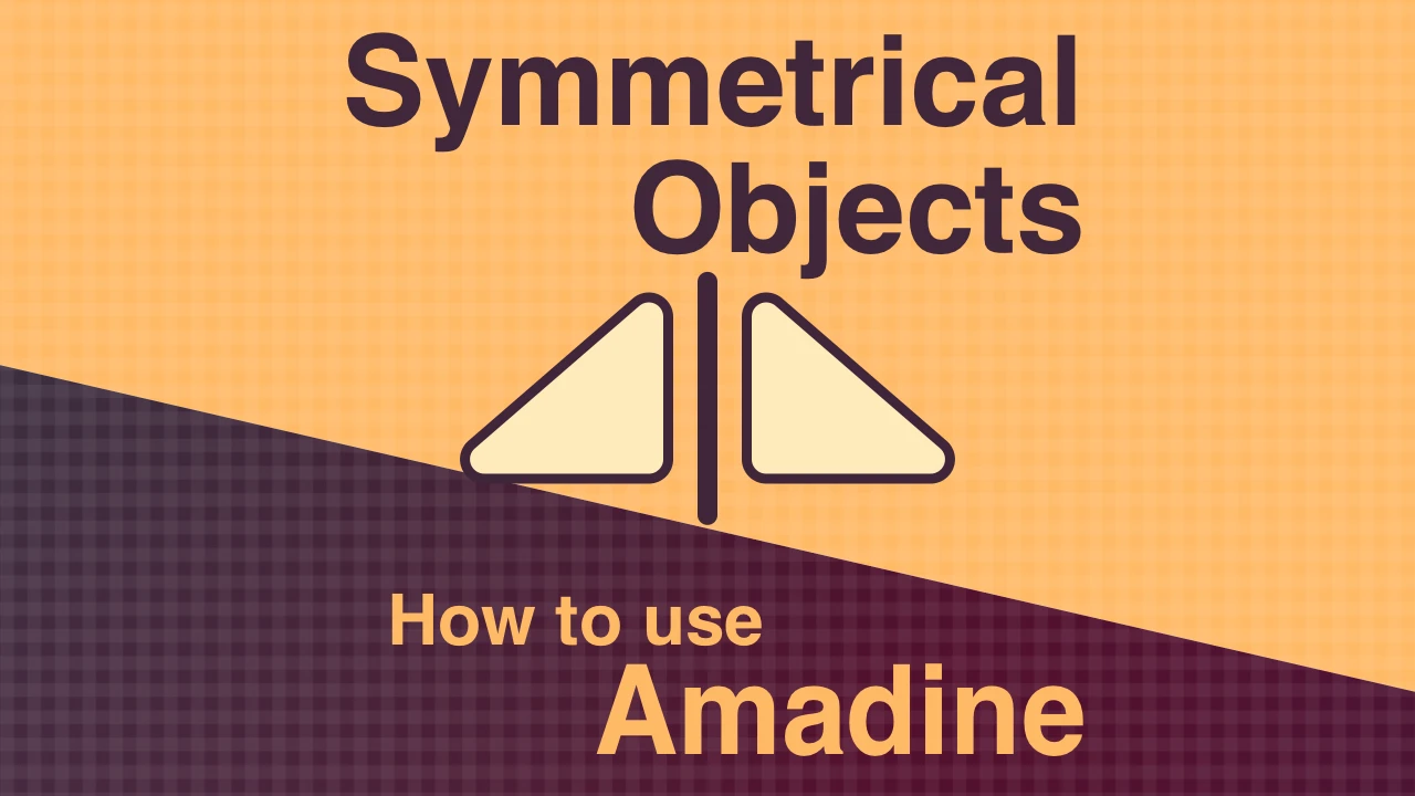 How to draw symmetrical objects in Amadine for iOS