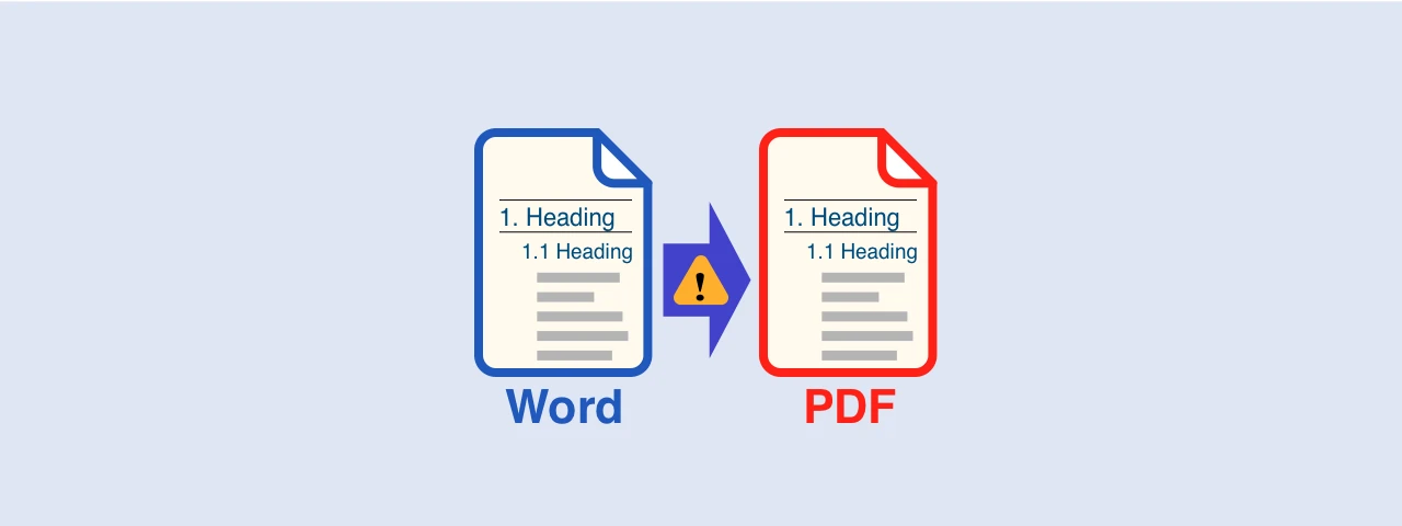 How to deal with the “bookmark” bug when saving a Microsoft Word document as a PDF