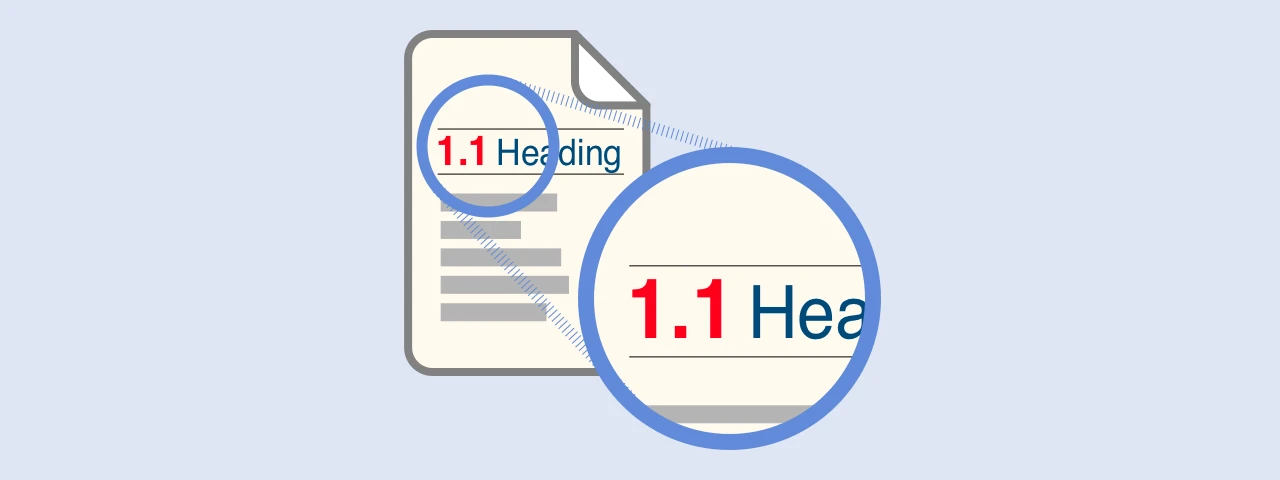 How to number headings in a Word document using styles and multilevel lists