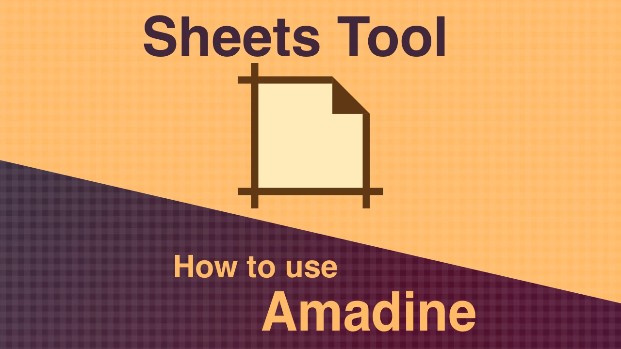 How to use the Sheets Tool in Amadine for iOS